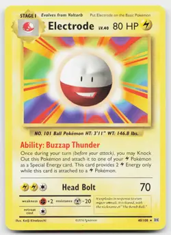 Electrode 40/108 Rare Evolutions Pokemon Near Mint - Image 1