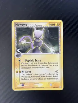 Pokemon TCG: Mewtwo Delta Species 24/110 EX Holon Phantoms Non-Holo Rare - Image 1