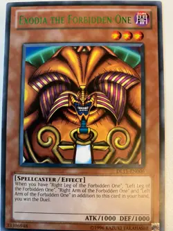 Yugioh Exodia The Forbidden One DL11-EN006 Rare GREEN NM - Image 1