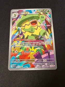 Pokemon Card Ludicolo - Illustration Rare ME02: Phantasmal Flames 095/094-NM - Image 1