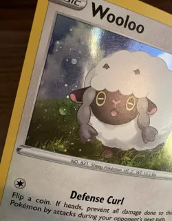 Wooloo SWSH011 Pokemon Sword & Shield Promo Ultra Rare Holo Card LP - Image 2