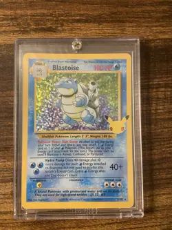 Pokemon TCG Blastoise Holo Rare Card 2/102 Celebrations - Image 1