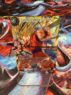 Dragon Ball Super Card Game Supreme Showdown Son Goku TB2-002 SPR - Image 1