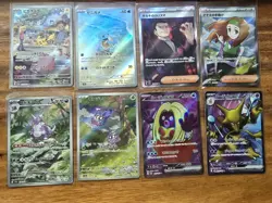Pokemon 151 Japanese Full Art LOT MINT Pikachu, Squirtle, Tangela, 8 Cards Total - Image 2