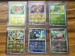 6 Card Lot- Master Ball Sv2a: Pokemon Card 151 Holo Jolteon(Japanese) See Photos - Image 2