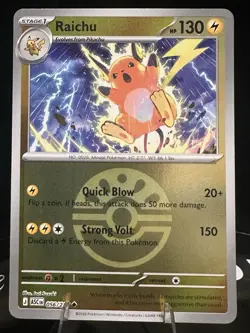 Pokemon EX Holo Card Lot – Raichu, Team Rocket's Honchkrow, Salazzle – 3 Cards - Image 1