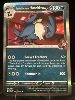 Pokemon EX Holo Card Lot – Raichu, Team Rocket's Honchkrow, Salazzle – 3 Cards - Image 3