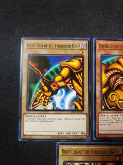 YUGIOH TCG! COMPLETE 5 Card Exodia the Forbidden One Set LDK2 Common NM - Image 2