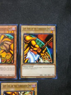 YUGIOH TCG! COMPLETE 5 Card Exodia the Forbidden One Set LDK2 Common NM - Image 4