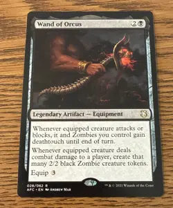 MTG Wand of Orcus Adventures in the Forgotten Realms Rare MAGIC THE GATHERING NM - Image 1
