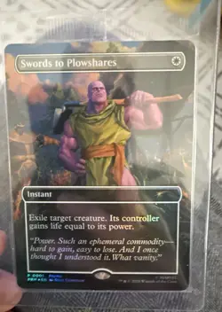 Wizards of the Coast Swords to Plowshares P0001 Promo Instant White 2020 MTG - Image 1