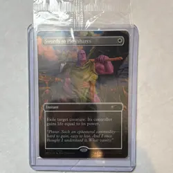 Swords to Plowshares Promo Foil Instant White English #0001 MTG - Image 1