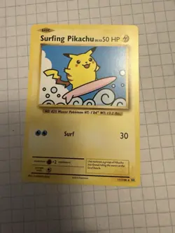 Surfing Pikachu 111/108 - Pokemon TCG Evolutions NM - Image 1