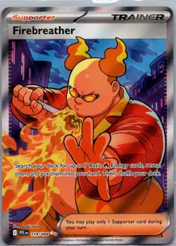 Firebreather 119/094 Phantasmal Flames Pokemon TCG Holo Ultra Rare NM - Image 1