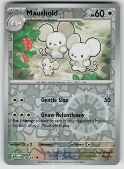 Maushold 168/193 Uncommon Paldea Evolved Pokemon Reverse Holo Near Mint - Image 1