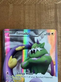 Pokemon Tornadus (98 Full Art) 98/98 Ultra Rare Emerging Powers Holo MP/HP - Image 3