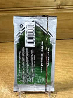 Pokemon EX Legend Maker Empty Booster Pack - Arcanine Artwork - Opened Empty 820650103605 - Image 2