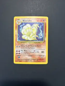 Pokemon Ninetails Base Set MP - Image 1