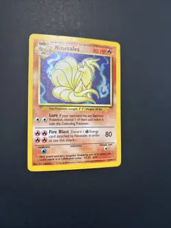 Pokemon Ninetails Base Set MP - Image 2