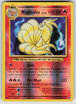 Ninetales 15/108 Holo Rare Evolutions Pokemon Reverse Holo Near Mint - Image 1