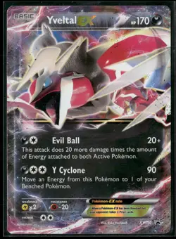 Yveltal EX (Shiny) XY150 Holo Promo XY Promo Pokemon Lightly Played - Image 1
