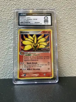 Ninetales 19/108 Pokemon Power Keepers Reverse Holo (1 OF 1 WORLD RECORD SLAB) - Image 1