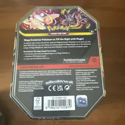 Pokemon TCG Mega Moonlit Tin Mega Gengar EX Tin Factory Sealed New - Image 2