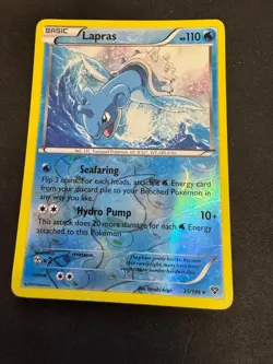 Pokemon Lapras Holo Rare Reverse Holo XY Base Set 35/146 NM - Image 1