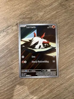 Larvesta 196/191 - Illustration Rare Surging Sparks Pokemon - NM Free Shipping! - Image 1