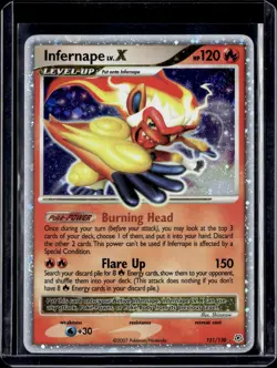 Pokemon Diamond and Pearl Infernape LV.X 121/130 - Image 1