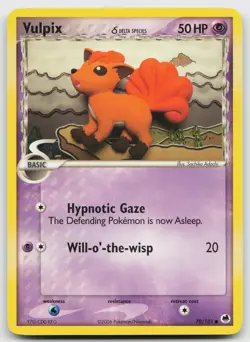 Vulpix 70/101 Common Dragon Frontiers Pokemon Lightly Played - Image 1