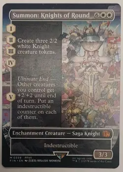 MTG Summon: Knights of Round (Borderless) Regular Final Fantasy - Image 1