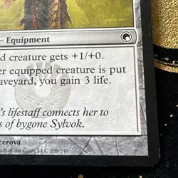 1x Sylvok Lifestaff (209) Scars of Mirrodin MP MTG Magic the Gathering x1 MKE - Image 3
