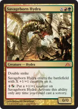 MTG - Savageborn Hydra - Dragon's Maze - NM, English Magic FLAT RATE SHIP - Image 1
