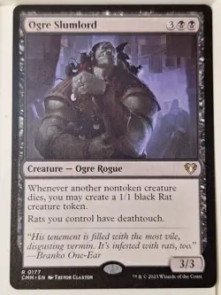 Ogre Slumlord - Commander: Masters - Magic the Gathering MTG Nice! - Image 1