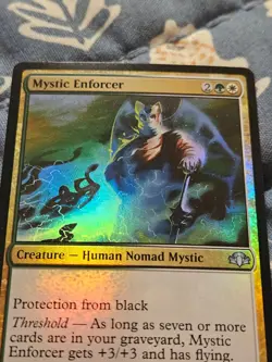 Mystic Enforcer FOIL Dominaria Remastered MTG Magic - Image 2