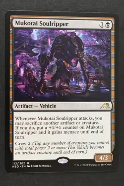 Magic The Gathering: Mukotai Soulripper - NEO - NM Unplayed - MTG - Image 1