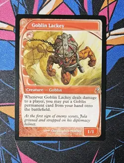 Goblin Lackey NM Future Sight Frame MTG Mystery Booster 2 Unplayed Magic - Image 1