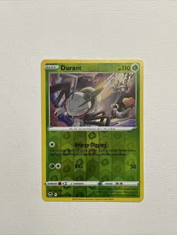 Pokemon Card Durant - 013/195 Silver Tempest Reverse Holo Common Pokemon - NM - Image 1