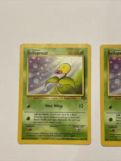 2 Pokemon Jungle Set Unlimited - Common - Bellsprout 49/64 Pokemon Cards - Image 3