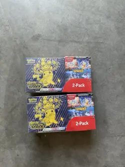 Pokemon TCG Surging Sparks ETB & Booster Bundle Costco 2 Pack, Sealed (Lot Of 6) - Image 2