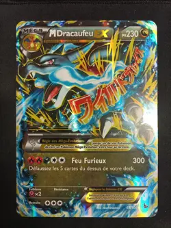 Carte Pokemon M Dracaufeu Ex 69/106 Etincelles JUMBO - Image 1
