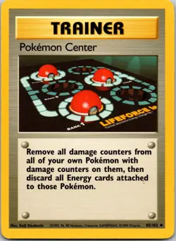 Pokemon Center Uncommon Base Set 085/102 LP - Image 1