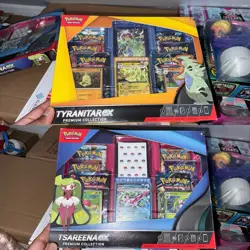 Pokemon LOT Tyranitar EX & Tsareena EX Premium Collection Boxes Sealed BNIB - Image 1