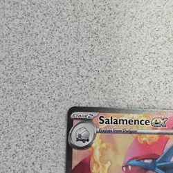 Salamence ex #187 Journey Together Pokemon 2025 Special Illustration Rare SIR - Image 2