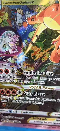 Pokemon Charizard VSTAR SWSH262 Ultra Premium Collection Black Star Promo - Image 2