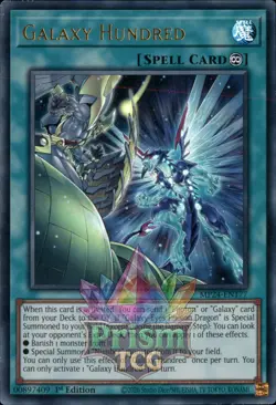 1st ed Galaxy Hundred ultra rare MP24-EN177 Yugioh - Image 1