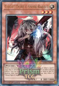 1st ed Ghost Ogre & Snow Rabbit ultimate rare RA04-EN015 Yugioh - Image 1