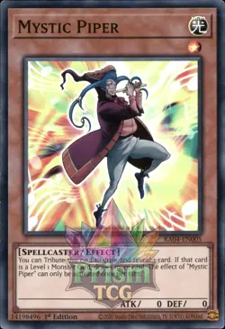 1st ed Mystic Piper super rare RA04-EN005 Yugioh - Image 1