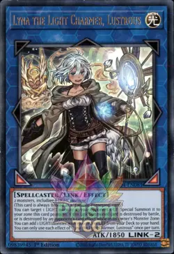 1st ed Lyna the Light Charmer, Lustrous ultra rare RA04-EN081 Yugioh - Image 1